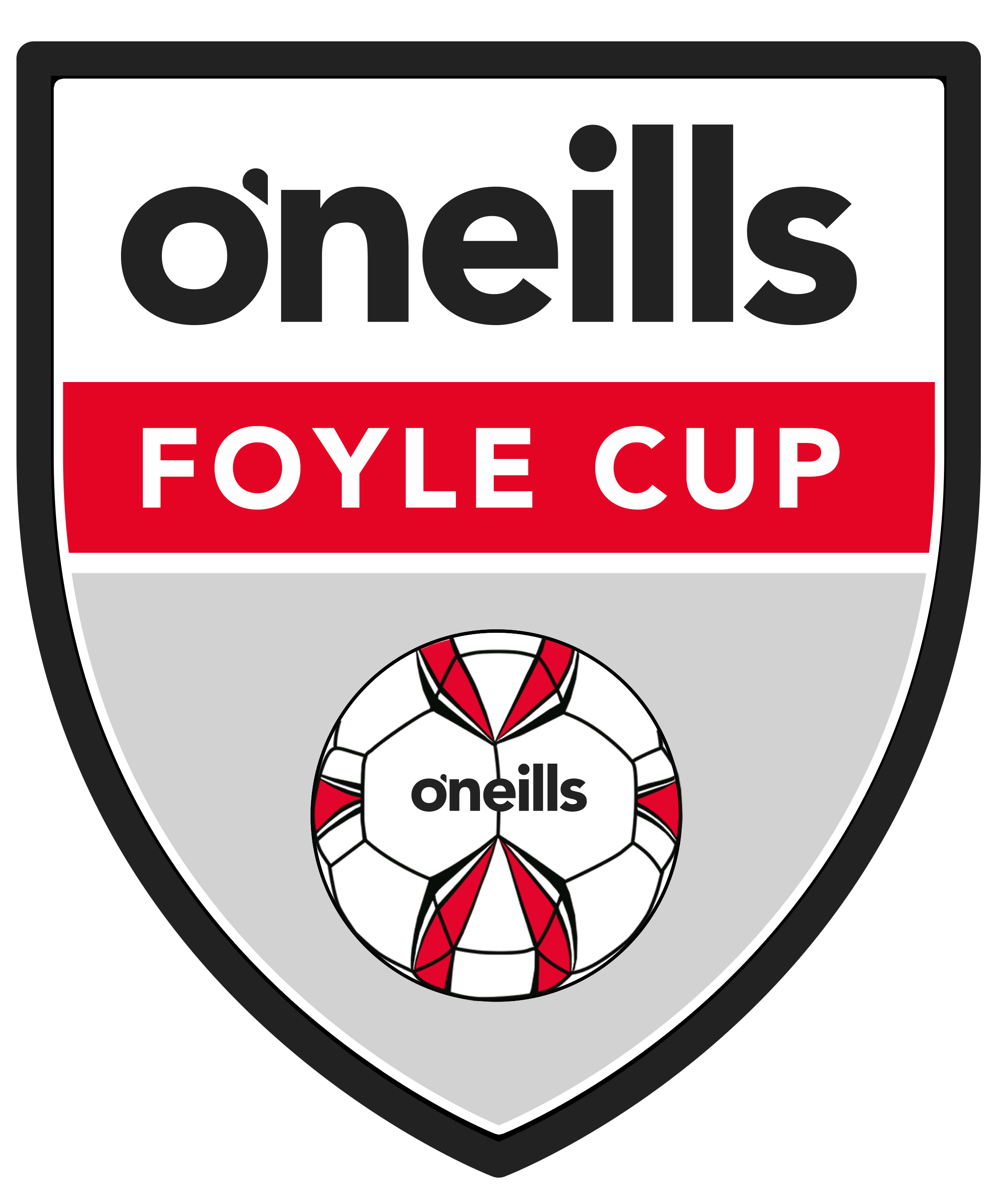 Young footballers competing during the Foyle Cup in Derry