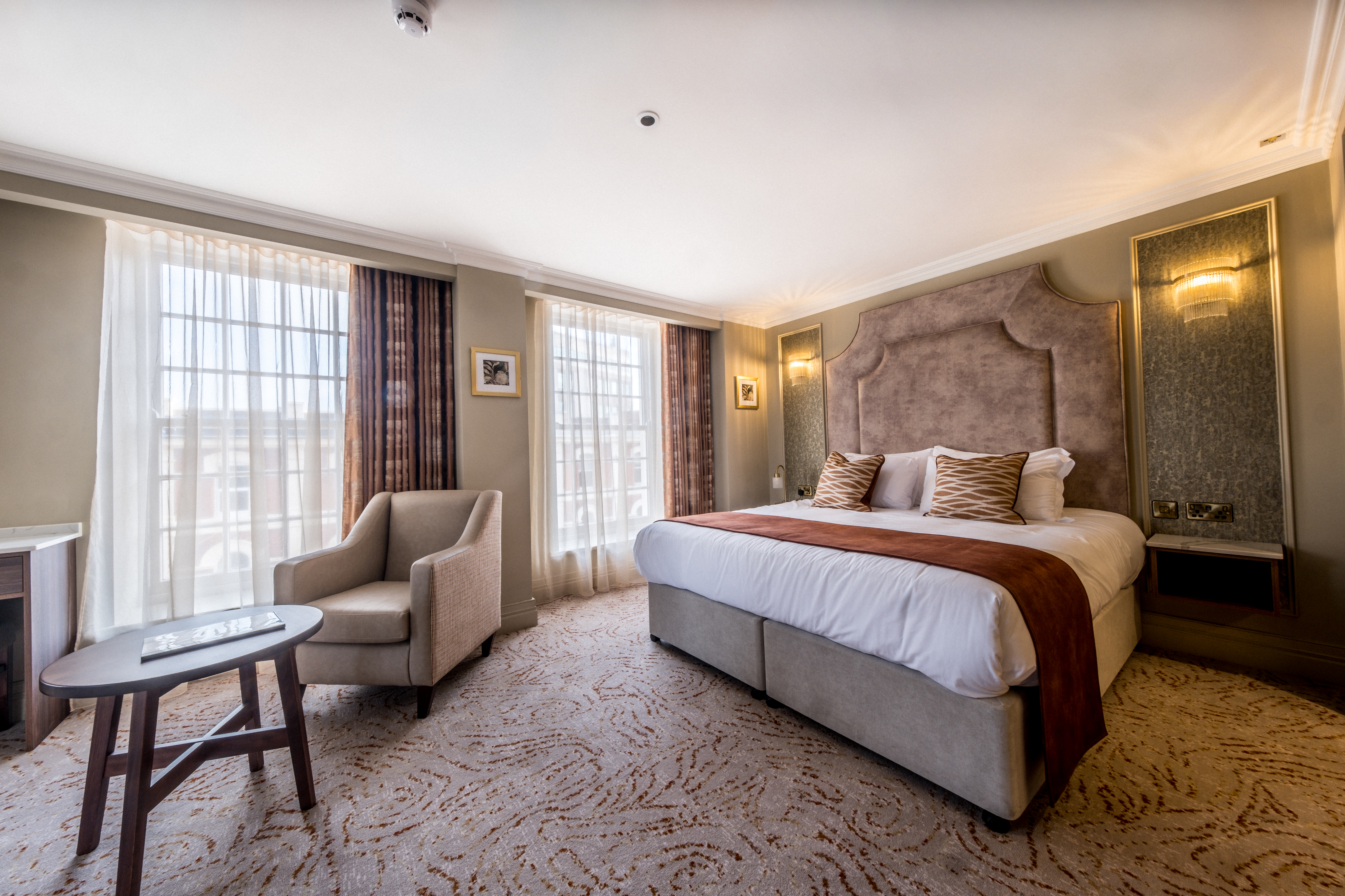 Luxury bedroom in the Walled City Hotel
